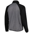 thumbnail image 3 of Men's MSX by Michael Strahan Gray/Black Washington Commanders Runners Raglan Full-Zip Track Jacket, 3 of 4