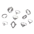 thumbnail image 2 of Anillos para mujer, regalos para mujer, anillos apilables de cristal vintage bohemios para mujer, conjunto de anillos para los nudillos, anillo para mujer, 2 of 4