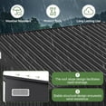 thumbnail image 6 of BaPiPro 10'x8' Lean-to Metal Storage Shed, Outdoor Lockable Shed with Triple Doors & Vents for Garden, Backyard, Patio - Black, 6 of 9