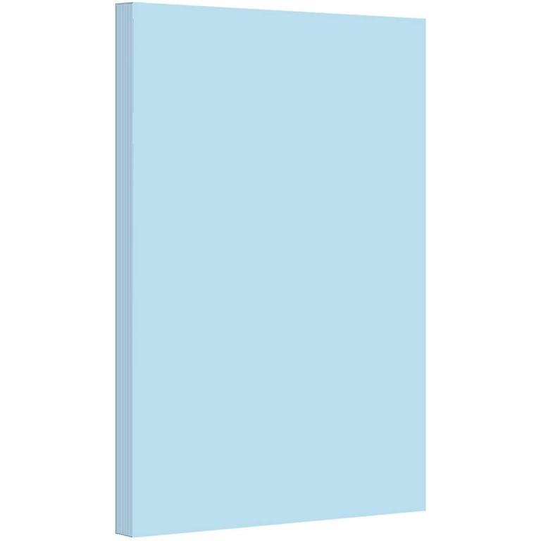 Blue Pastel Colored Menu Paper - 8.5 x 14 (Legal Size) - For Documents,  Announcements, Menus Arts and Crafts | Bulk Pack of 100 Sheets
