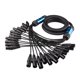 thumbnail image 1 of Cable de Extensión de Audio Profesional Multimedia de 12 Canales, XLR, de 3 Pines, Macho A Hembra, de Snake Cable, de 3 Metros, 1 of 6