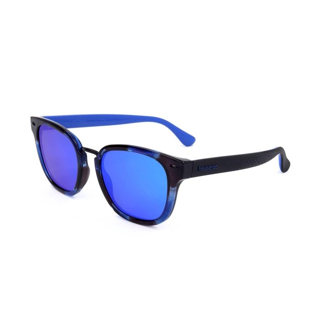 Havaianas Men's Round Rectangular/Square Sunglasses, HAV Blue, 52