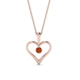 thumbnail image 4 of Solitaire Heart Pendant - Fascinating Diamonds, 4 of 69