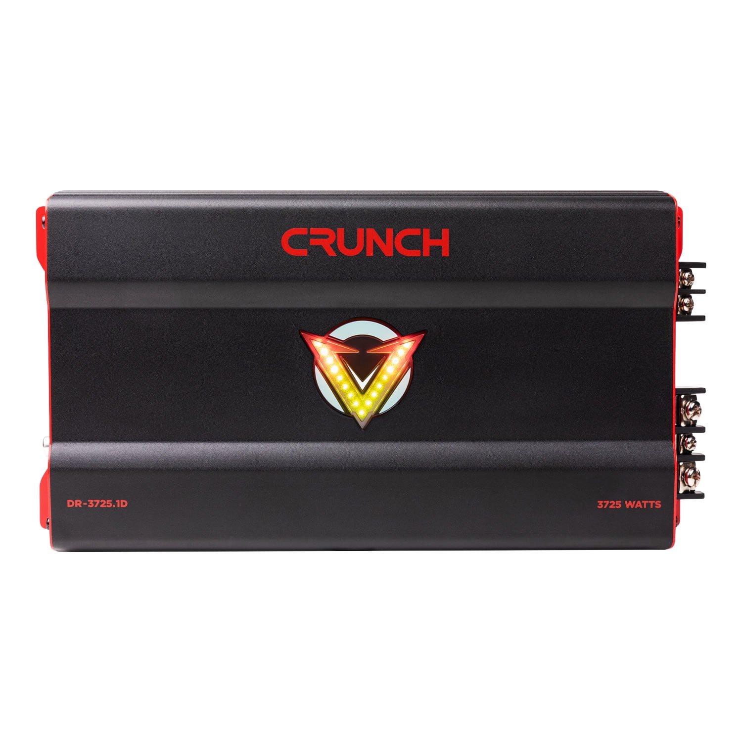 Crunch 3725W Monoblock Subwoofer Car Audio Amp with Adjustable Crossovers, Bass Knob