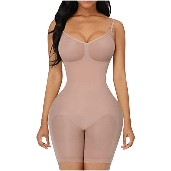Awdenio Shapewear for Women Plus Size Clearance, Ladies One-Piece Body Shaper Abdominal Lifter Hip Shaper Underwear Stretch Slimming Body Corset