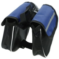 MUSEYA Rectangular Cycling Bag for Road Bike Handlebar Blue 1Set