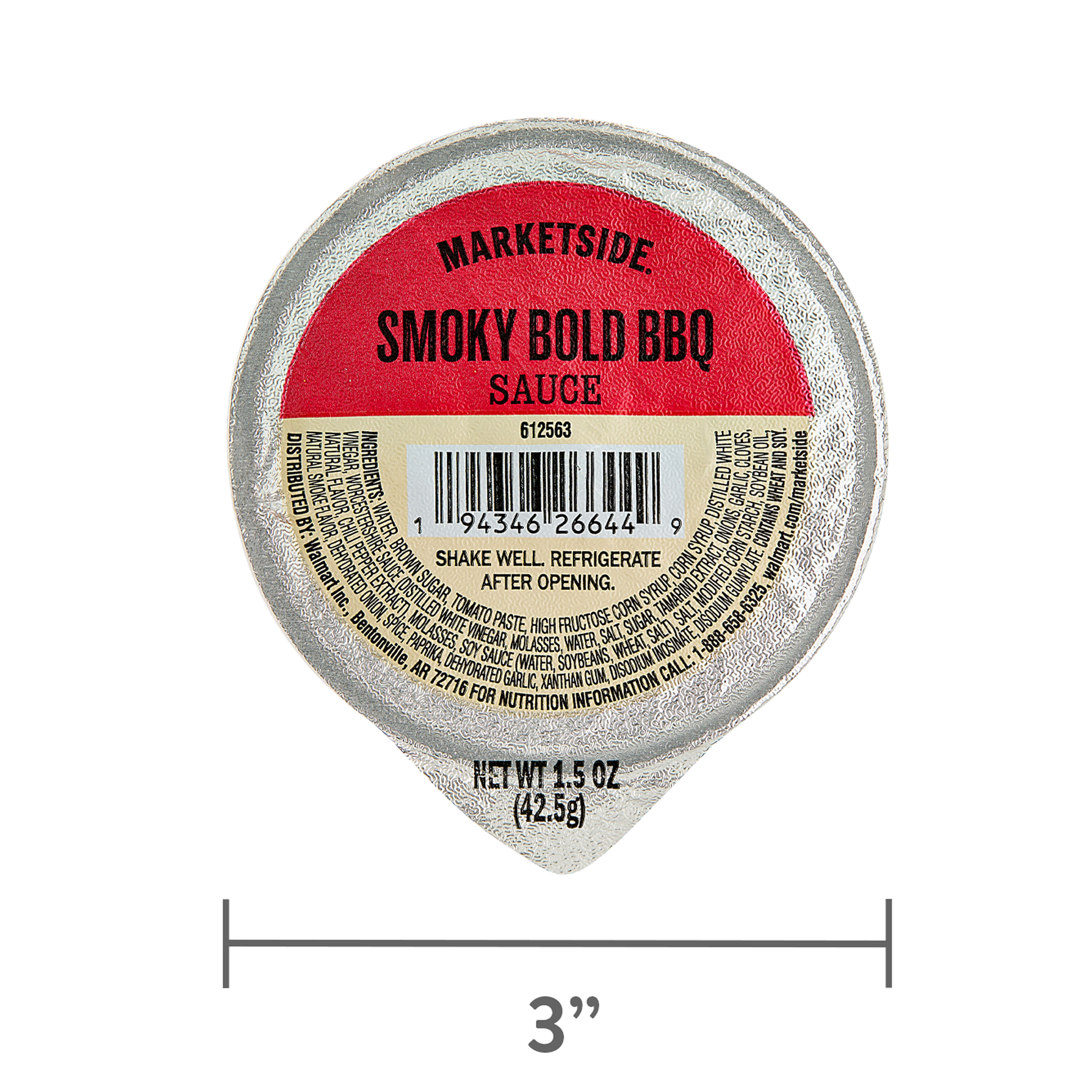 Marketside Smoky Bold BBQ Dipping Sauce, 1.5 oz