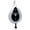 Silver+black, variant on 20.4 Inch Large Silent Modern Decoration Wall Clock with Pendulum Arabic Numerals Water Drop Battery Operation for Home Living Room Bedroom(Gold+White)