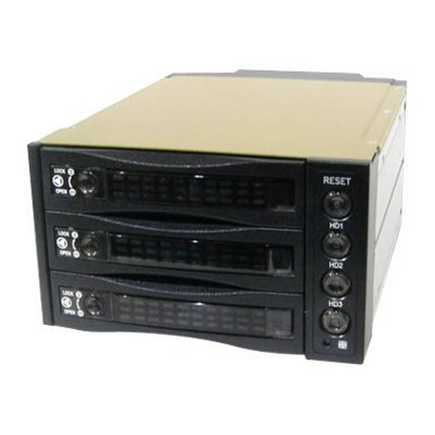 iStarUSA BPU-230SATA - Boîtier de RAID Interne - 3.5" - SATA 3Gb/S - RAID 0, 1, 5, 10 - SATA 3Gb/S - Noir