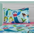 thumbnail image 4 of Your Zone 7 Piece Teal and Pink Mermaid Reversible Polyester Bedding Set for Kids, Full, 4 of 5