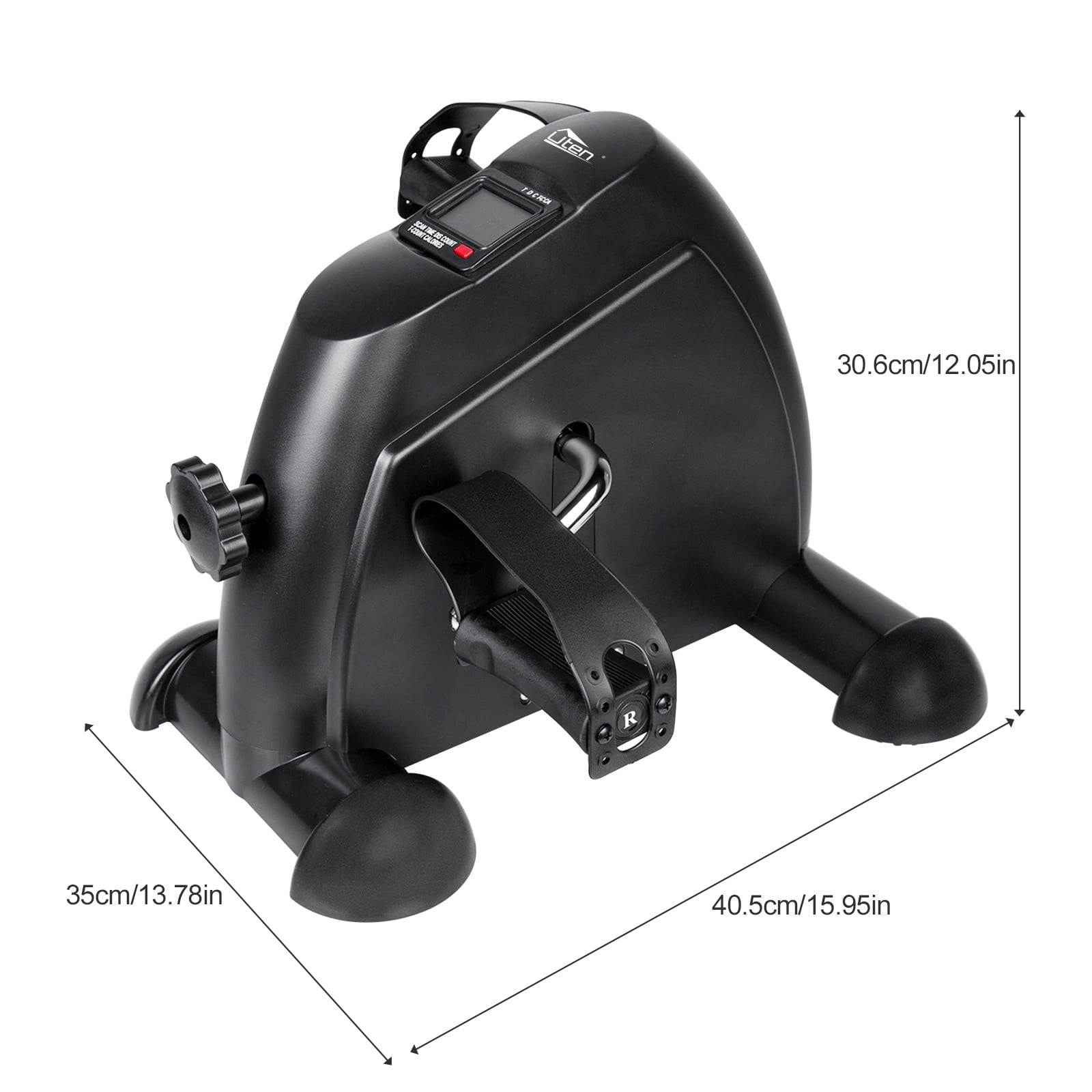 FitDesk Clamp-On Extender For 3.0 Exercise Bike & Standing Desk - Laptop Stand With Mousepad, Cup Holder, Tray, Fits Up To 17" Laptops
