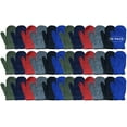 thumbnail image 2 of SOCKS'NBULK Kids Warm Winter Colorful Magic Stretch Gloves And Mittens For 3-8 Age Kids (36 Pairs Pack B), 2 of 8