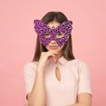 thumbnail image 3 of 2 máscaras de mascarada con banda elástica, parche veneciano, lentejuelas, mariposa, princesa, máscara de fiesta de media cara para carnaval veneciano, Halloween y fiesta de graduación, 3 of 8