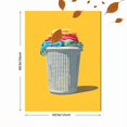 thumbnail image 3 of Qisvanset Laundry Basket Colorful Clothes Canvas Print 15.75x11.81 Inches, 3 of 8