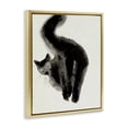 thumbnail image 3 of Stupell Industries Modern Fun Black Cat Behind Gold Floating Frame Canvas Art, 25 x 31, by Melissa Wang, 3 of 8