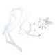 thumbnail image 1 of Ofertas Únicas 1 Pc Collar Choker Delicado Mariposa Perla Corbata Envuélvete Alrededor de la Muñeca Pulsera Blanca, 1 of 6