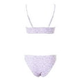 thumbnail image 6 of BOBOGOJP Women High Cut Bikini Sets String Sexy Swimsuit Two Piece Underwire Bathing Suit Brazilian Cheeky Cut Out Cute Swimwear Purple for Size XS, 6 of 9