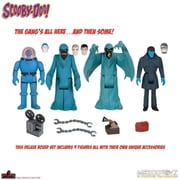 Mezco Toyz Scooby-Doo Friends and Foes Deluxe Action Figure Set, 5 Pieces