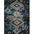 thumbnail image 2 of Rugs.com Morocco Collection Rug – 9' x 12' Navy Blue High-Pile Rug Perfect For Living Rooms, Large Dining Rooms, Open Floorplans, 2 of 9
