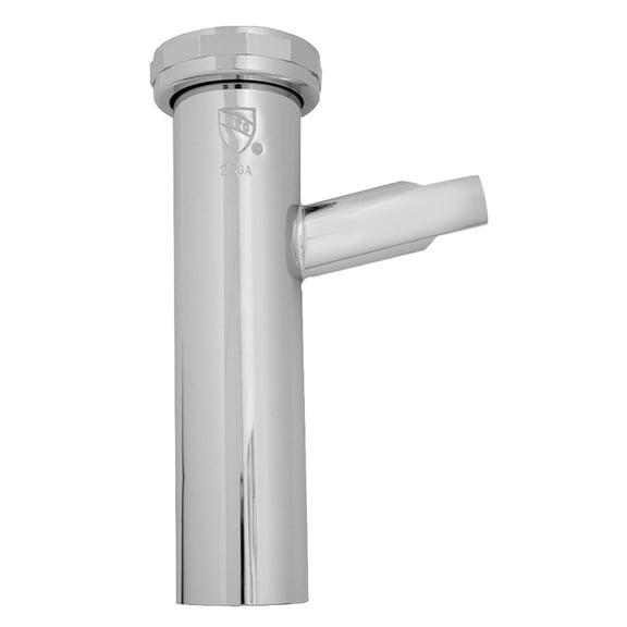 1-1/2" x 8" Slip Joint Tailpiece with 1/2" Branch 22 Gauge,PartNo P38143 JonesSt