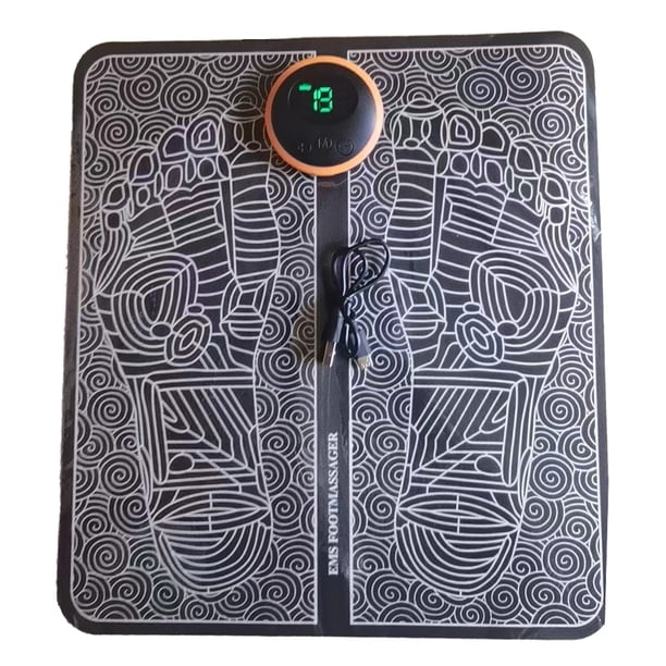 DQrwqpou Masajeador Pies EMS Masajeador Pies Eléctrico Plegable para Oficina en Casa (batería)