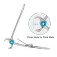 thumbnail image 4 of Nail Clipper for Thick Nail,15mm Wide Jaw Opening Oversized Stainless Steel Toenail Cutter with Nail File,Extra Large Fingernail Toenail Clippers ,Sliver, 4 of 9
