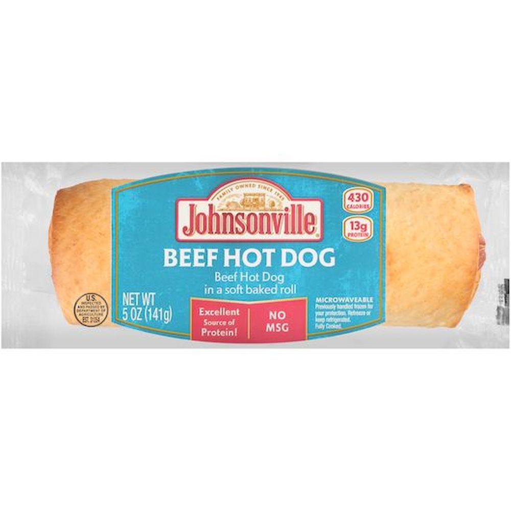Johnsonville Sausage Beef Hot Dog Soft Baked Roll, 5 Ounce 24 per