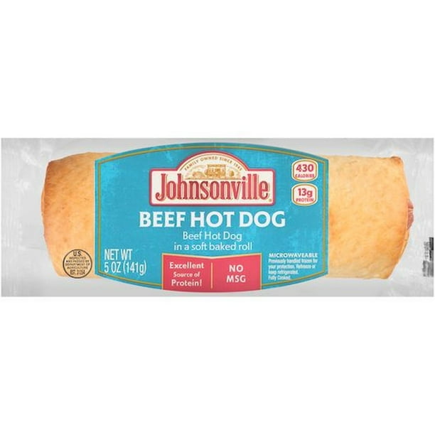 Johnsonville Sausage Beef Hot Dog Soft Baked Roll, 5 Ounce 24 per case