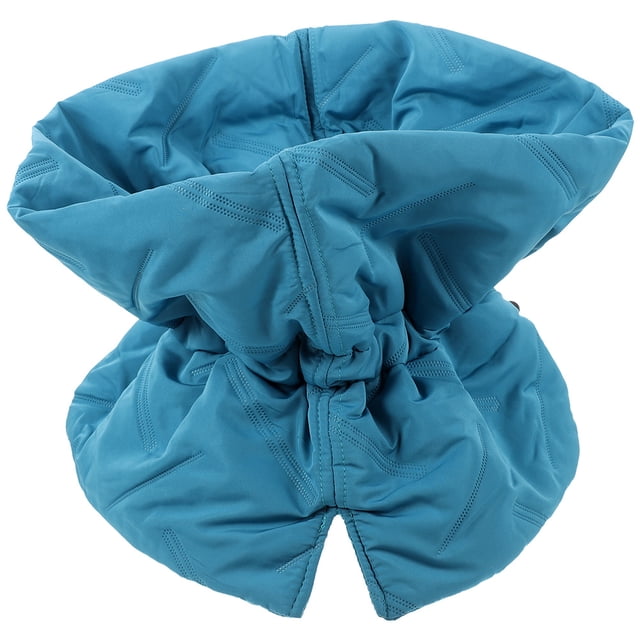 Blue Adjustable Pet Recovery Collar Comfortable Cone for Cats After Surgery Made of Polyester