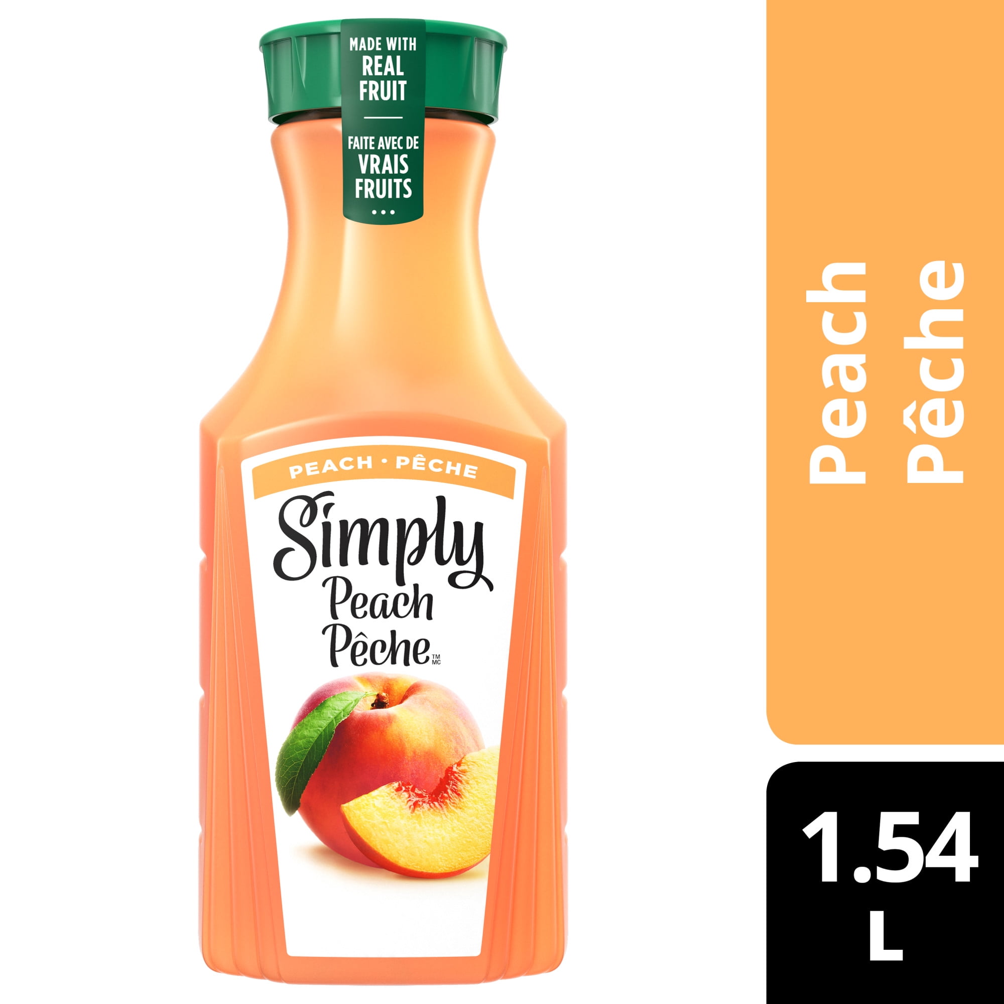 Simply Peach Bottle, 1.54 Liters, 1.54 x L