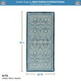 thumbnail image 2 of Minuteman International 44" L Rectangle Multicolored Wool Indoor Hearth Rug w/Turkish Tabriz Pattern - 3'6", 2 of 5