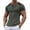 Army Green, variant on Oplxuo Henley Shirts for Men Short Sleeve Casual Muscle Fit Button Down Shirt Summer Beach Lightweight Sport Hippie Tshirts