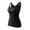 Black, variant on TMOYZQ Compression Tank Tops for Women, Lace Sleeveless Thermal Underwear Tops Seamless Cotton Camisoles Undershirt Tummy Control Shapewear Warm Base Layer Veast with Built-In Bra