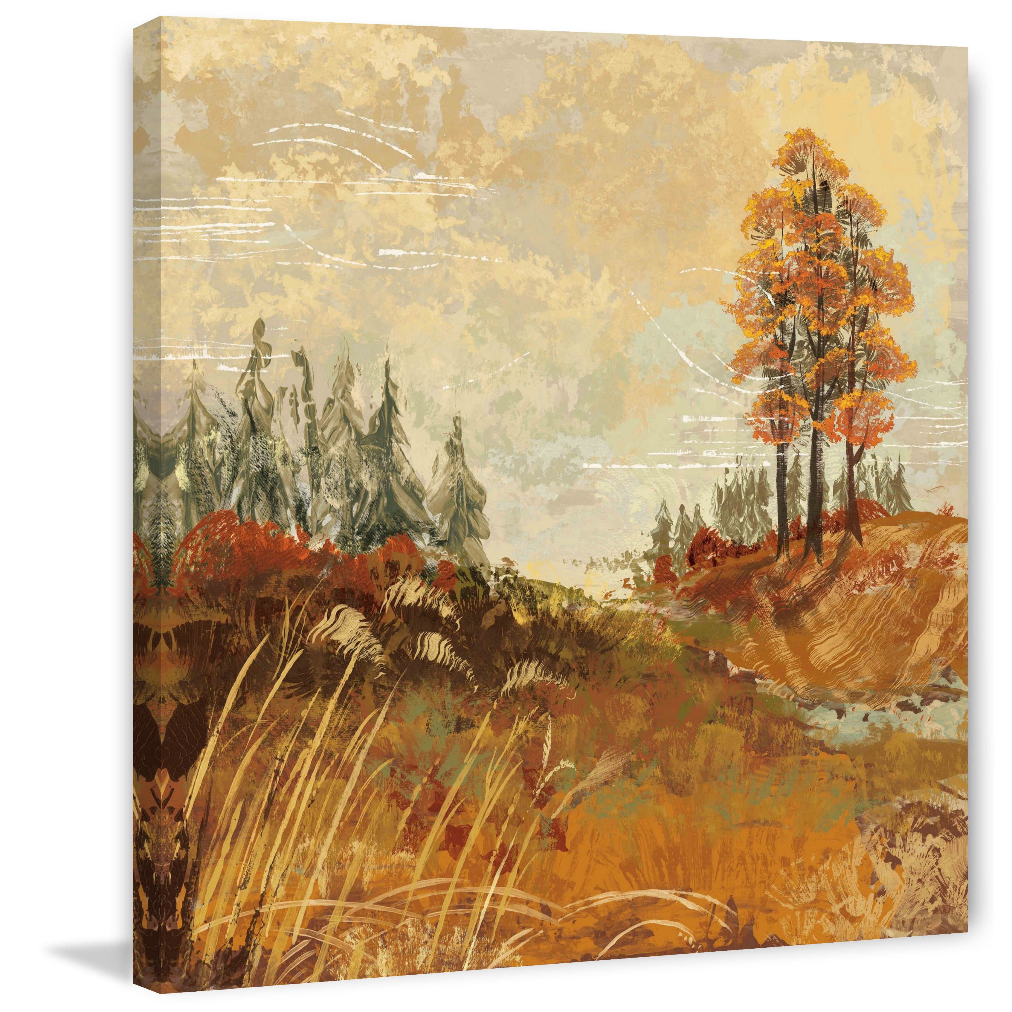"Grand Vista I" Painting Print on Canvas
