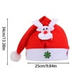 thumbnail image 3 of Junepar Christmas Hats for Adult - Light Up Santa Hat Unisex - Comfort Xmas Hat for Holiday Parties, 3 of 6