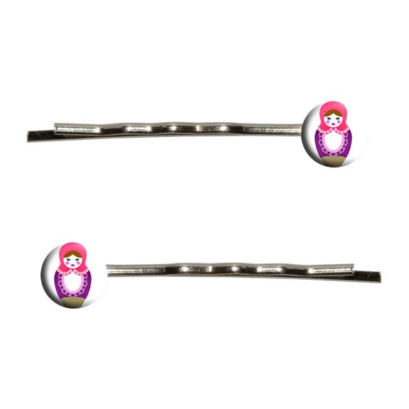 Russian Nesting Dolls Bobby Pin Hair Clips