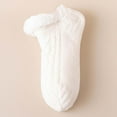 thumbnail image 2 of Bibifish Womens Socks Winter Warm Slipper Fuzzy Socks With Grips Comfy Cozy Thermal Lined Cute Fluffy Ruffle Ankle Socks For Home, 2 of 3