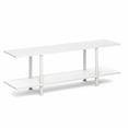 thumbnail image 5 of Furinno TURN-N-TUBE 2-Tier 47.2" Wide Toolless Book Shelf White, 5 of 5