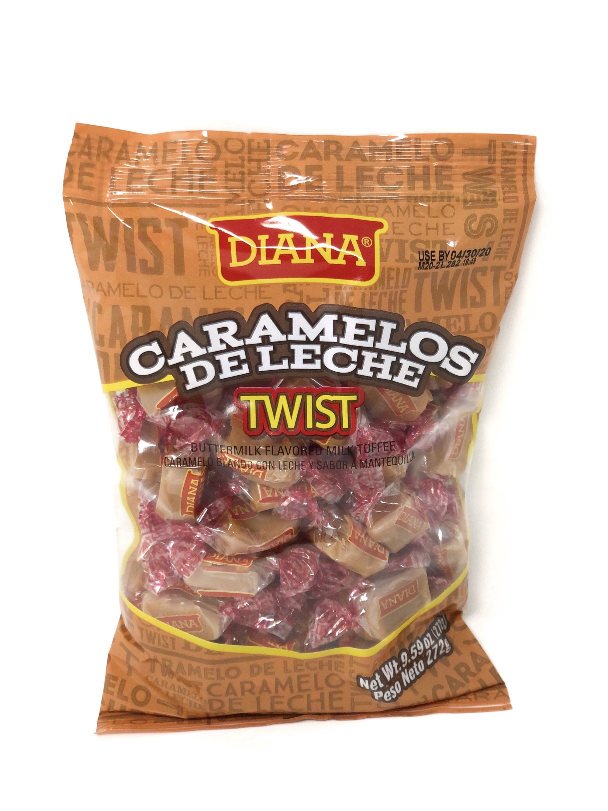 DIANA Caramelo de Leche Twist 272 gr.  | Milk Soft Caramels 9.59 oz. - 2 PACK.