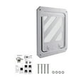 thumbnail image 3 of Almencla Cat Flap Door for Cats Doggy Accessory for Window Screen Cat Door for Window white, 3 of 8