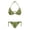 Christmas Bells, variant on Polyester Spandex Bikini Sets Halter String Triangle Bathing Suit for Ladies Modern Sexy Halter Bikini Set Palm Tree Starfish Pattern