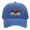 Style1 Washed-Blue, variant on Unisex Vintage Washed Cotton Cap, Embroidered Just One More Book & Floral Baseball Hat, Book Lover Garden Casual Sun Hat for Women