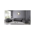 thumbnail image 4 of Meridian Furniture Riley Gray Velvet Sofa, 4 of 8