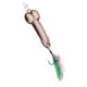 thumbnail image 1 of Gancho de pesca de regalo de 5 piezas para accesorios de broma de pescador novedad, oro rosa Afortunado Sencillez, 1 of 5