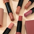 thumbnail image 6 of Matte Nude Lipstick Velvet Lip Gloss, High Pigmented Long-Lasting Waterproof Lip Stick, Nude Matte Soft Dark Color Stick, Non Stick Cup Nude Lip Gloss Lipstick for Women Girls Daily Lip Makeup (#02), 6 of 7