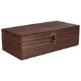 thumbnail image 3 of Rectangular Gift Storage Box Organizer Jewelry Bracelet Delicate Wooden Box, 3 of 7
