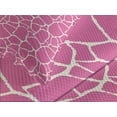 thumbnail image 4 of Ambesonne Hot Pink Quilted Bedspread Set 3 Pcs, Abstract Giraffe Skin, King Size, White Pink, 4 of 5