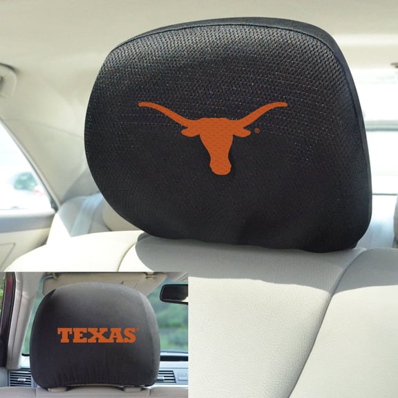 Fan Mats University of Texas Headrest Covers