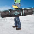 thumbnail image 1 of Bolsa para snowboard, bolsa para esquís con ruedas y asa, bolsa protectora de gran capacidad para esquís Longitud 146cm, 1 of 8