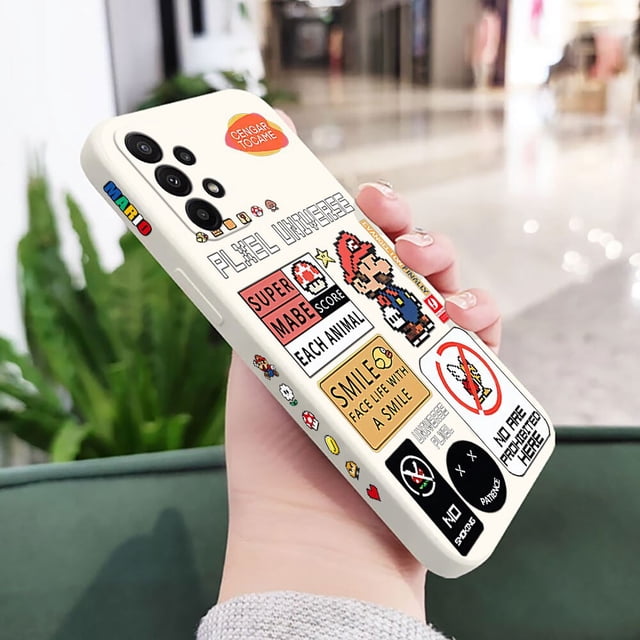Funda de silicona con dibujos animados para teléfono móvil, carcasa de silicona para Samsung A73, A53, A50, A12, A22, A52, A52S, A51, A72, A71, A32, A20, A21S, A11, 5G Fivean unisex